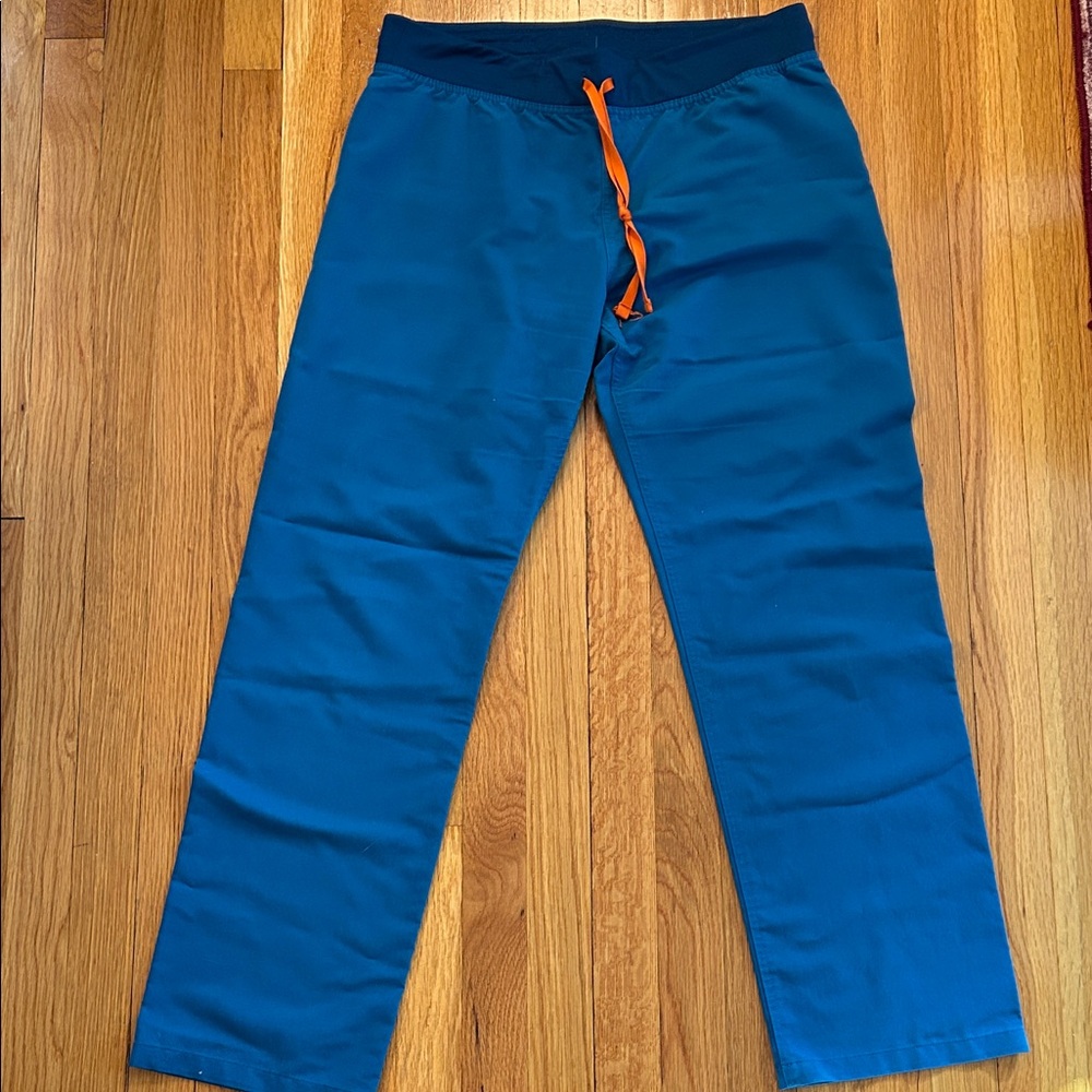 Figs blue Livingston scrub pants